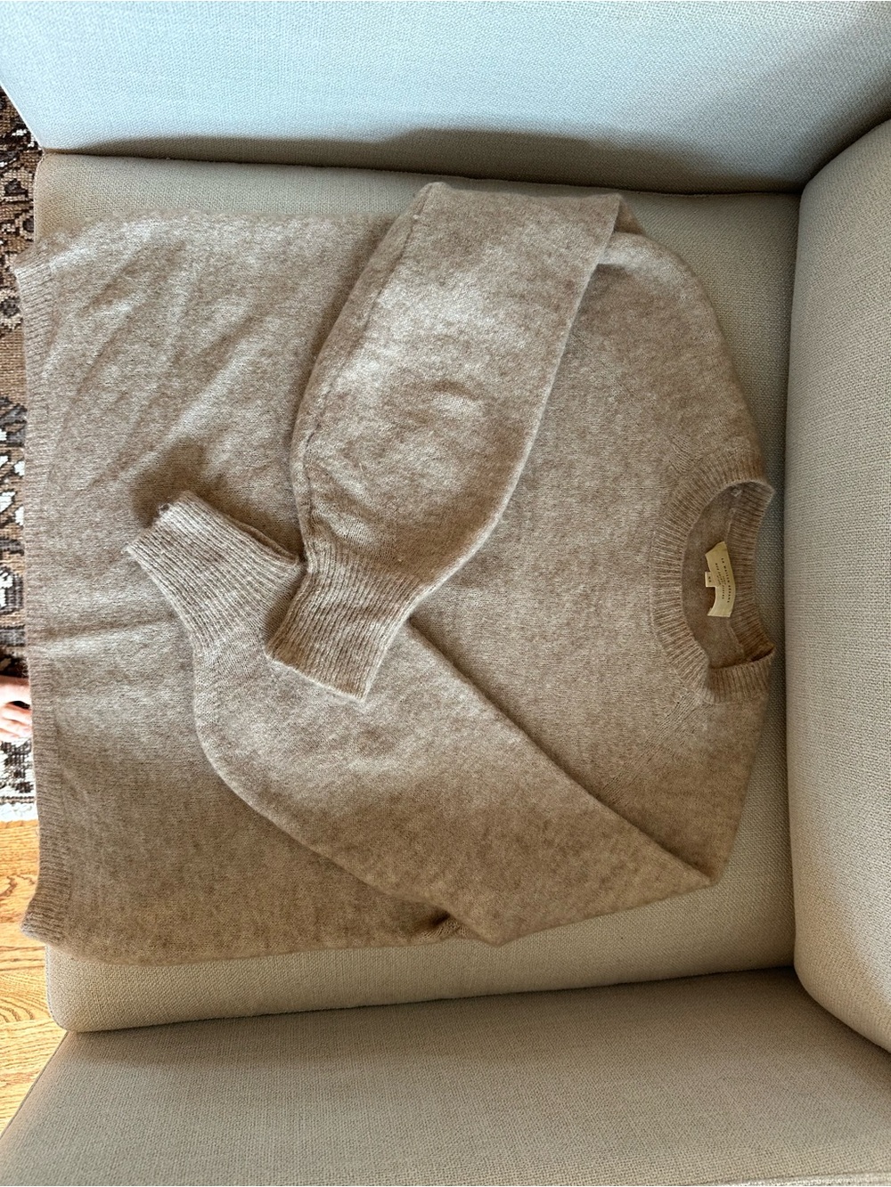Sezane wool blend Sweater in Oatmeal - Women